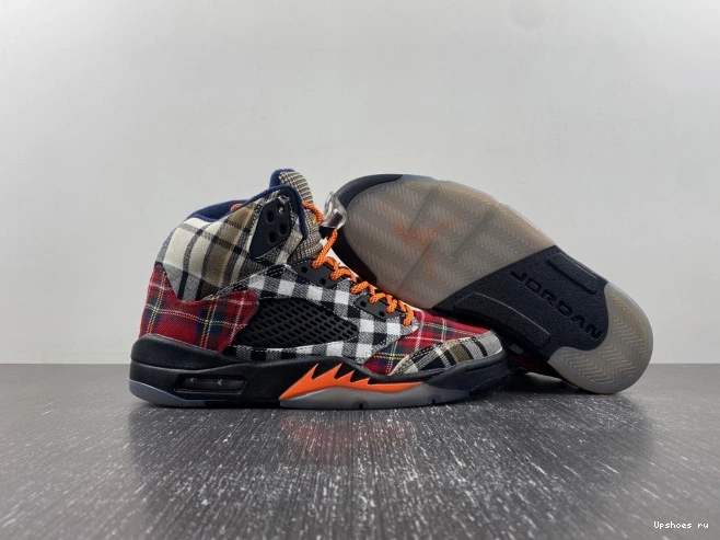 Plaid Jordan Retro  5 FD4814-008 0719